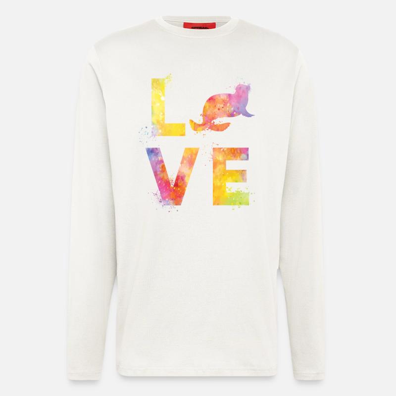 Robbe Liebe - Langarmshirt - made by SPREAD  - OFF WHITE
