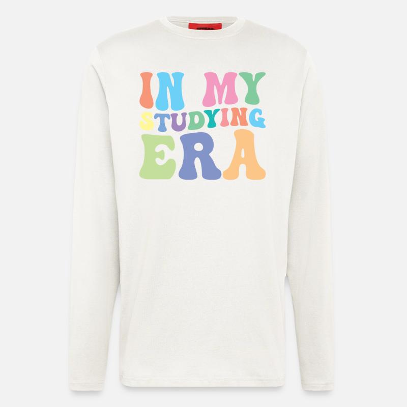 Study Retro Groovy Student - Longsleeve - made by SPREAD  - OFF WHITE