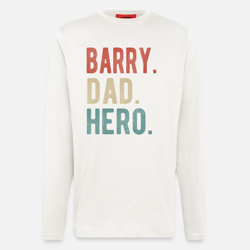 Barry Papa Held - Langarmshirt - made by SPREAD  - OFF WHITE