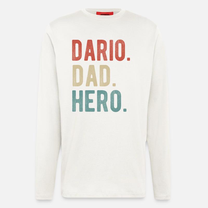 Dario Papa Held - Langarmshirt - made by SPREAD  - OFF WHITE