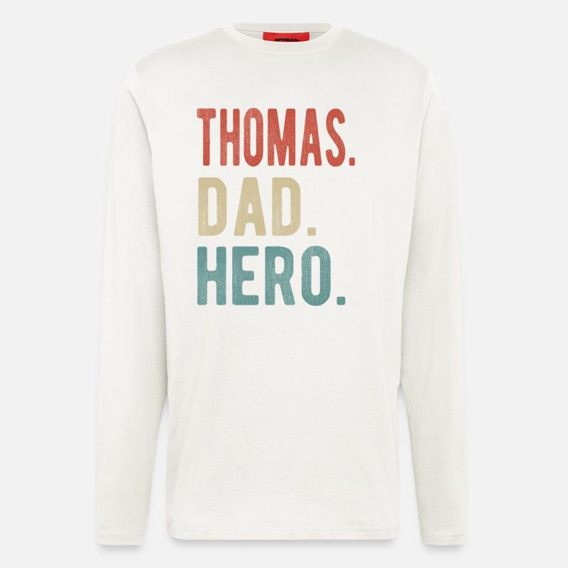 Thomas Papa Held - Langarmshirt - made by SPREAD  - OFF WHITE