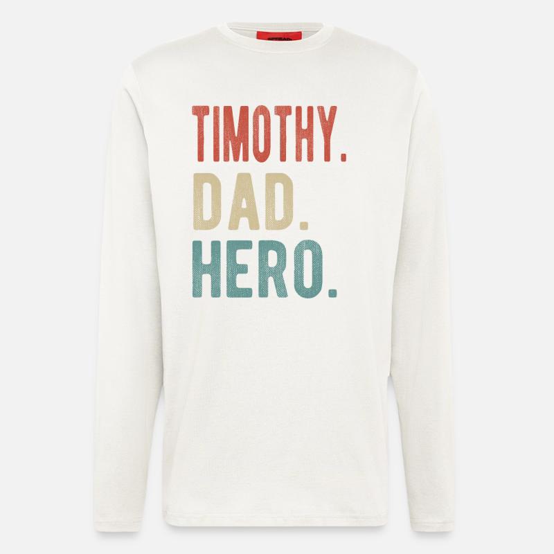 Timothy Papa Held - Langarmshirt - made by SPREAD  - OFF WHITE