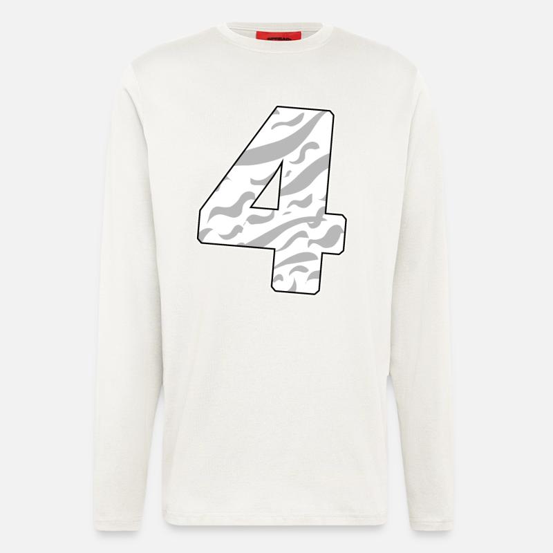 4 - Four - Longsleeve - made by SPREAD  - OFF WHITE