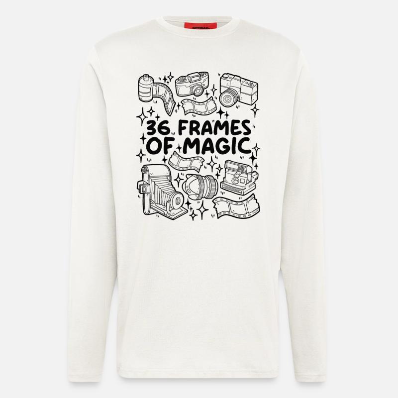 36 Frames of Magic – Analogliebe - Langarmshirt - made by SPREAD - OFF WHITE