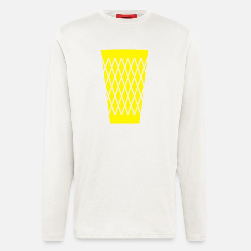 Apfelwein Glas Geripptes - Langarmshirt - made by SPREAD  - OFF WHITE