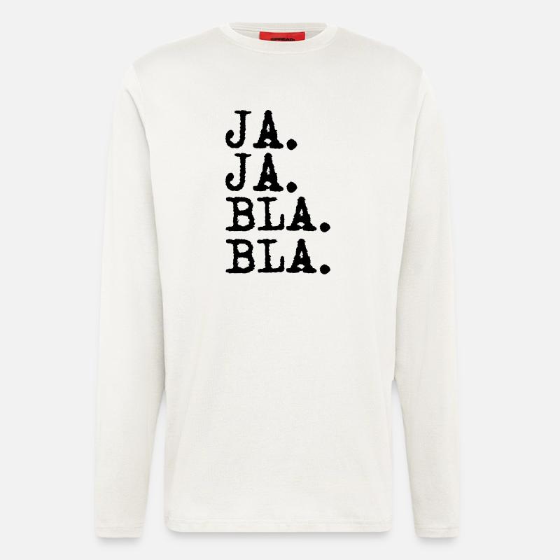 ja ja bla bla - Langarmshirt - made by SPREAD  - OFF WHITE