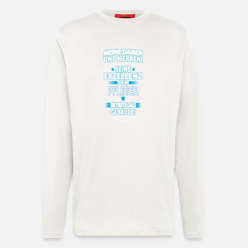 PFLEGER - Langarmshirt - made by SPREAD  - OFF WHITE