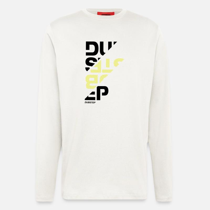 Dubstep sliced - Langarmshirt - made by SPREAD  - OFF WHITE