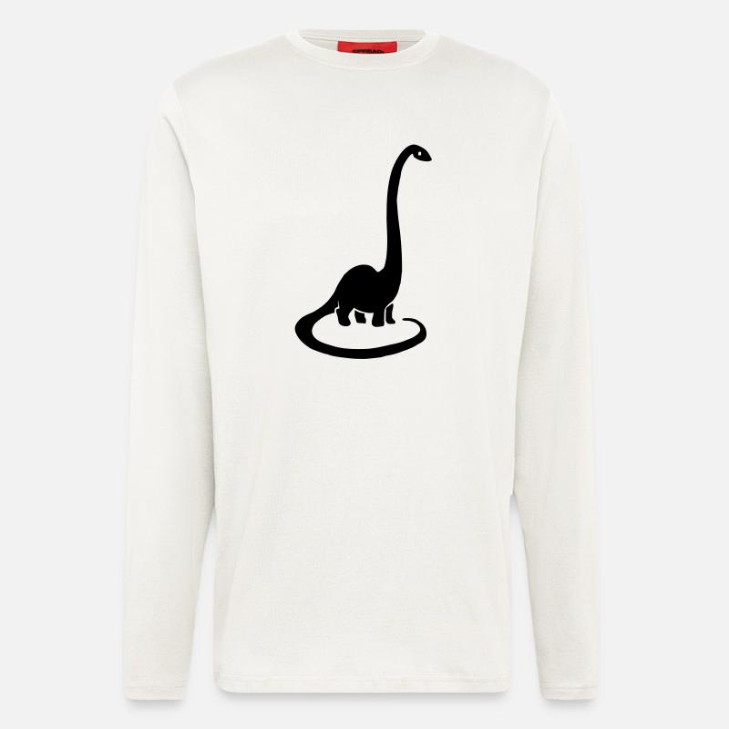 Dinosaurier - Langarmshirt - made by SPREAD  - OFF WHITE