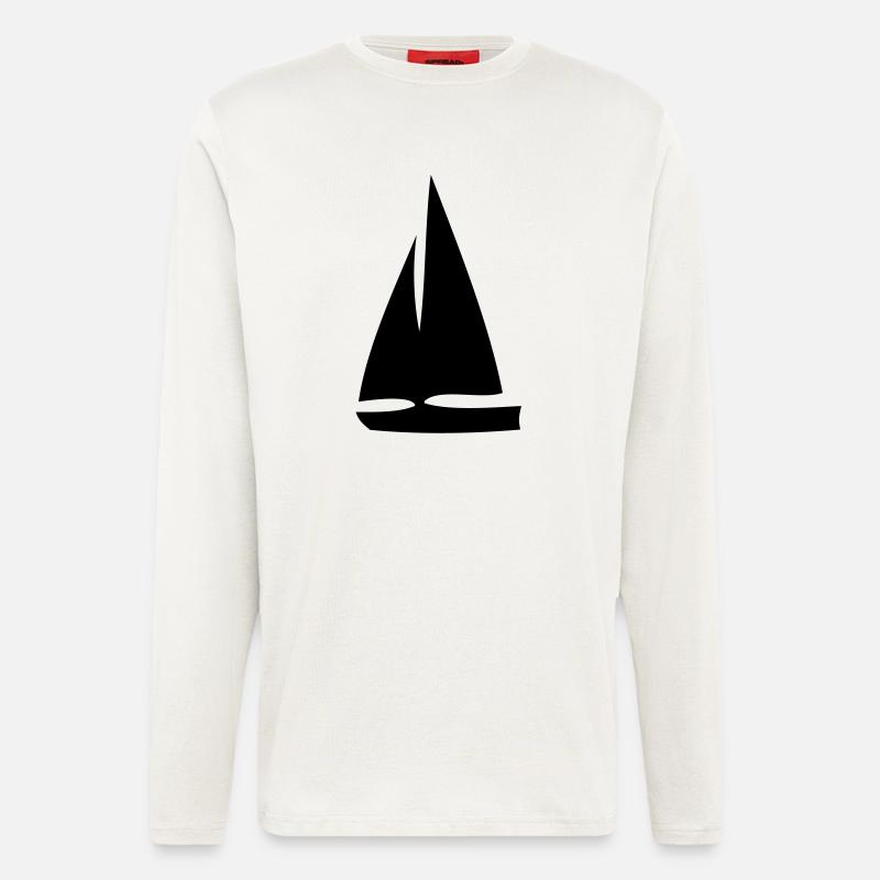 Segelboot - Langarmshirt - made by SPREAD  - OFF WHITE