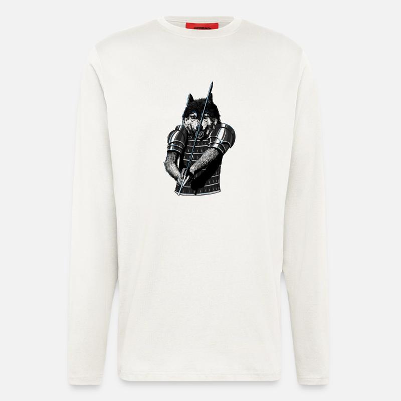 Wolf Duell - Langarmshirt - made by SPREAD  - OFF WHITE