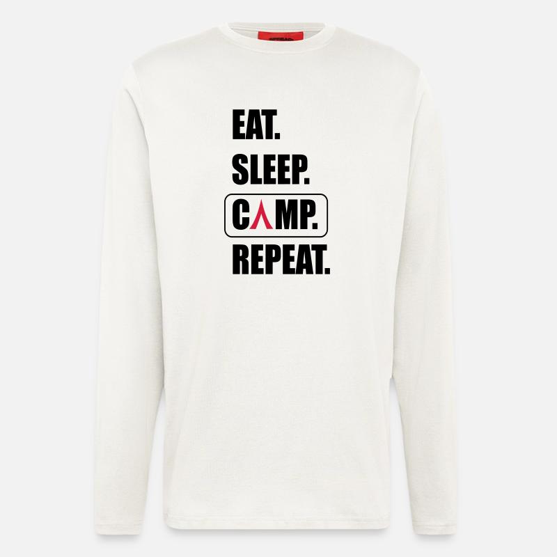 Camping - Langarmshirt - made by SPREAD  - OFF WHITE