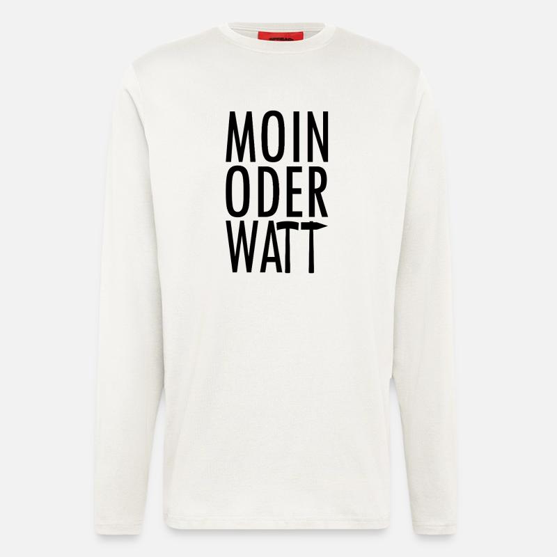 Moin oder Watt Ruhrpott - Langarmshirt - made by SPREAD  - OFF WHITE