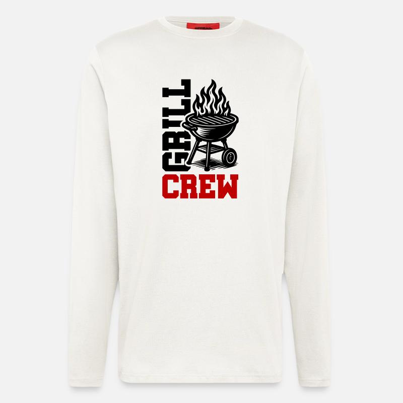 Grill Crew - Longsleeve - made by SPREAD  - OFF WHITE