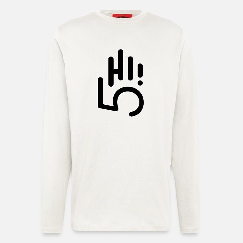 HI5 hi five - Langarmshirt - made by SPREAD  - OFF WHITE