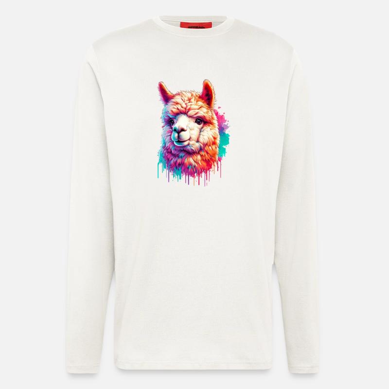 Alpaka - Langarmshirt - made by SPREAD - OFF WHITE