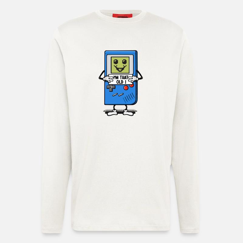 As old as a game console - Longsleeve - made by SPREAD  - OFF WHITE