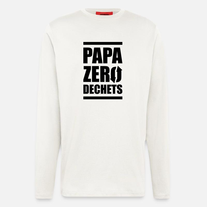 Zero Waste Dad - Longsleeve - made by SPREAD  - OFF WHITE