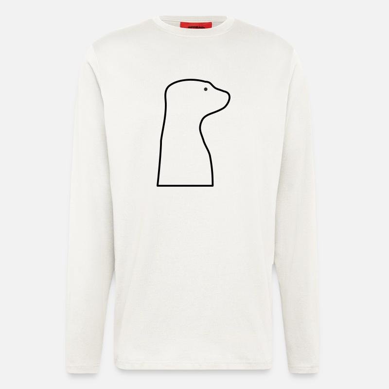 Erdmännchen - Langarmshirt - made by SPREAD  - OFF WHITE