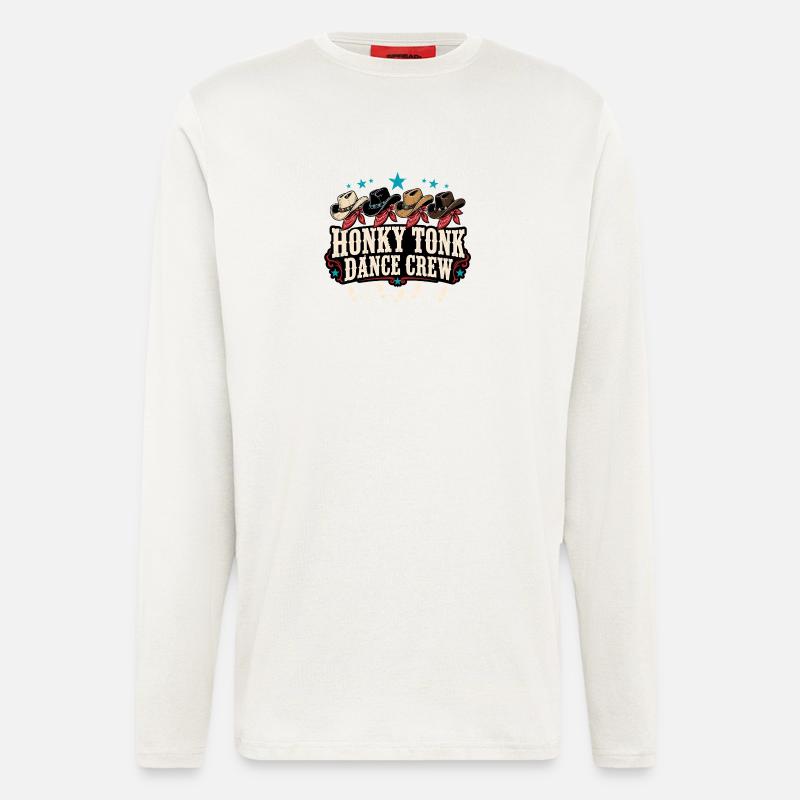 Honky Tonk Crew - Longsleeve - made by SPREAD  - OFF WHITE