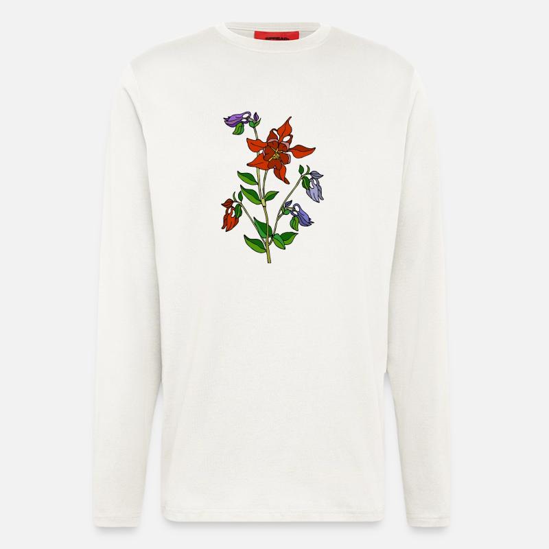 Flowers - Longsleeve - made by SPREAD - OFF WHITE