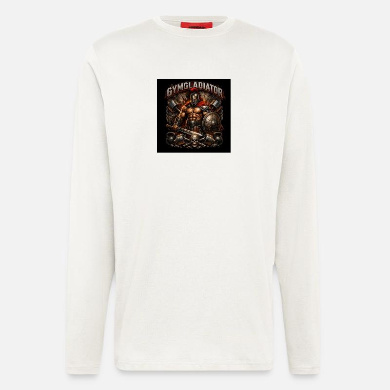 Gym Gladiator - Longsleeve - made by SPREAD  - OFF WHITE