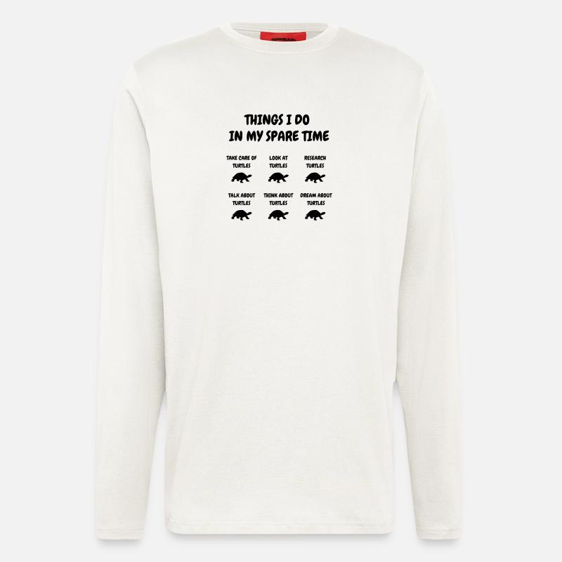 Obsessed with Turtles - Longsleeve - made by SPREAD - OFF WHITE