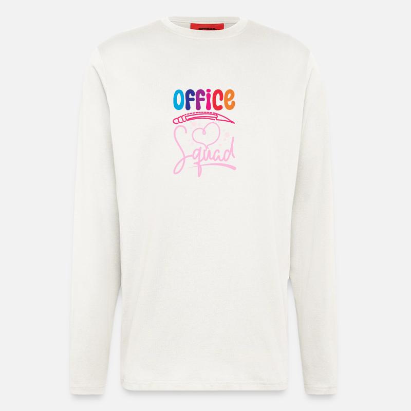 School Secretary Office squad - Longsleeve - made by SPREAD - OFF WHITE