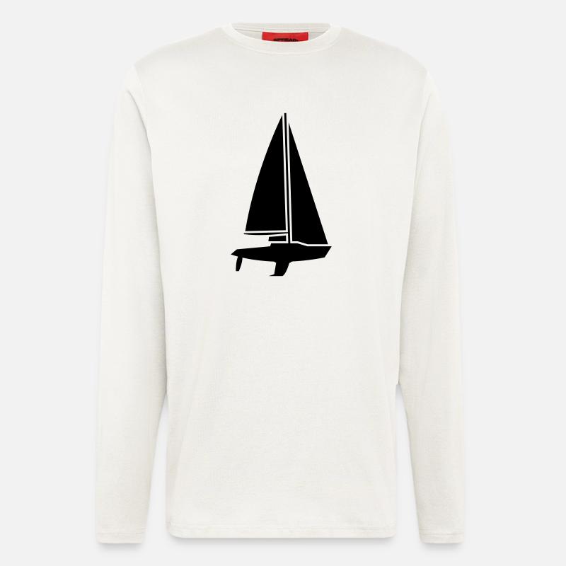 Segelschiff - Langarmshirt - made by SPREAD  - OFF WHITE