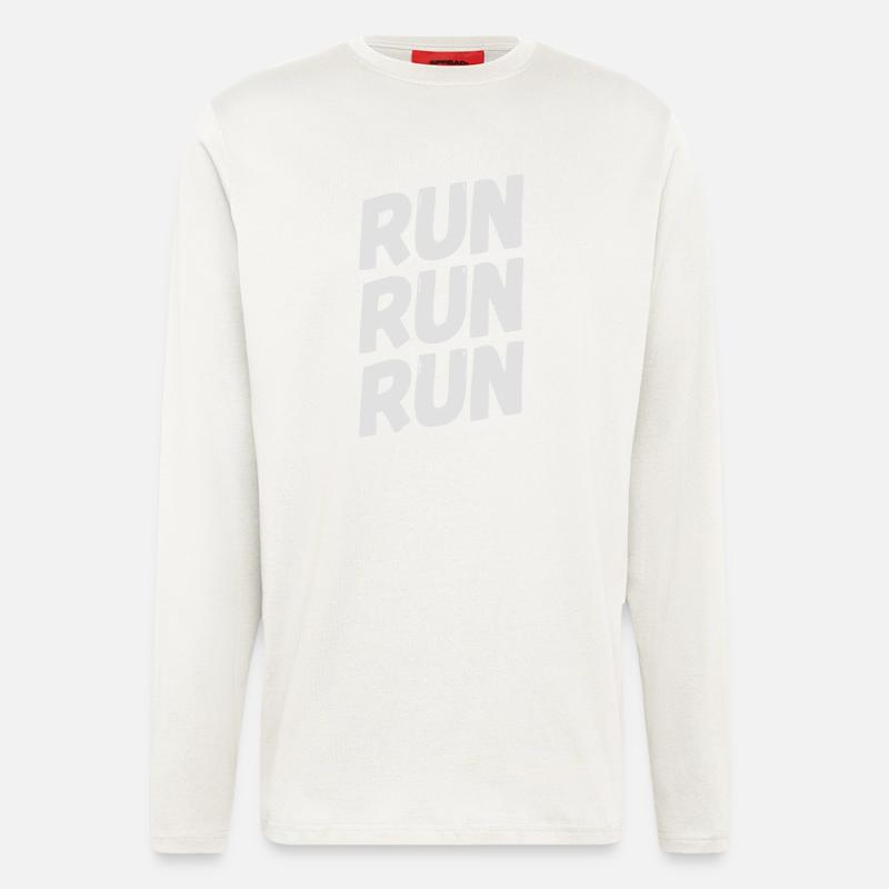 run run run - Langarmshirt - made by SPREAD  - OFF WHITE