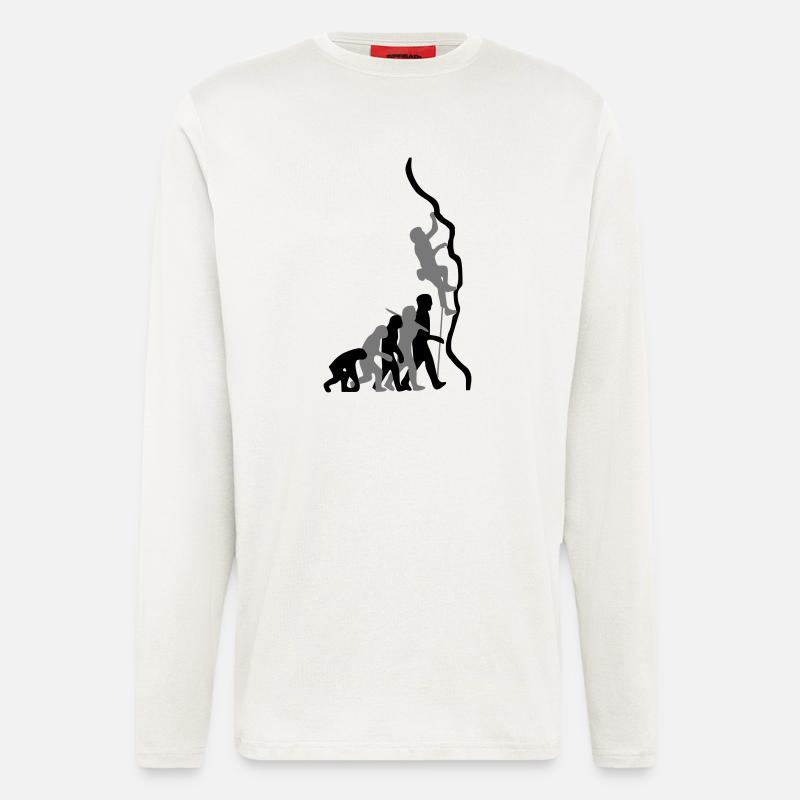 Climb Evolution 2c - Longsleeve - made by SPREAD  - OFF WHITE