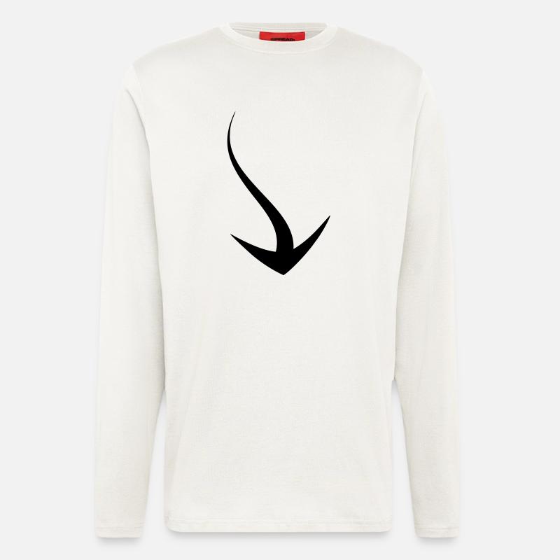 arrow - Longsleeve - made by SPREAD  - OFF WHITE