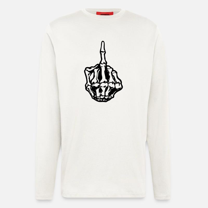 Fuchoff_1 - Langarmshirt - made by SPREAD  - OFF WHITE