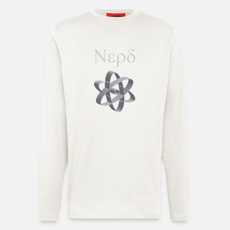 Nerd! Cool nerd shirt! - Longsleeve - made by SPREAD  - OFF WHITE