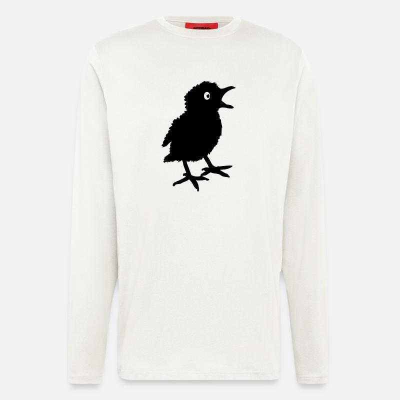 Chick chick beeper bird shade - Longsleeve - made by SPREAD  - OFF WHITE