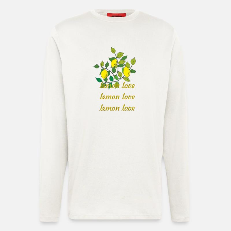 lemon love - Langarmshirt - made by SPREAD  - OFF WHITE