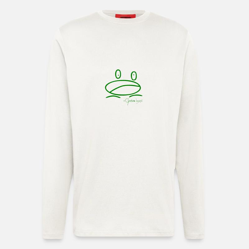 Froschmini © Chyropterum Innoxius - Langarmshirt - made by SPREAD  - OFF WHITE