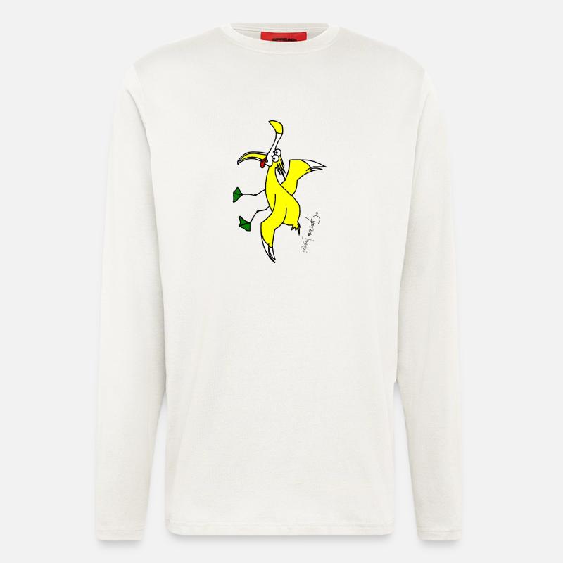 Kreischmöwe - Larus Vocifer - Langarmshirt - made by SPREAD  - OFF WHITE