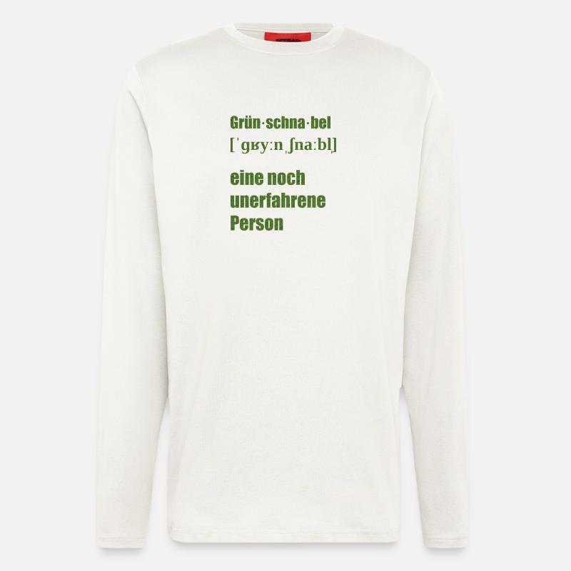 grünschnabel - Langarmshirt - made by SPREAD  - OFF WHITE