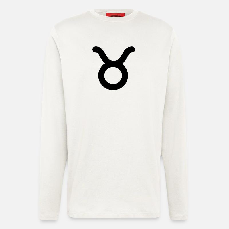 Sternzeichen Stier - Langarmshirt - made by SPREAD  - OFF WHITE
