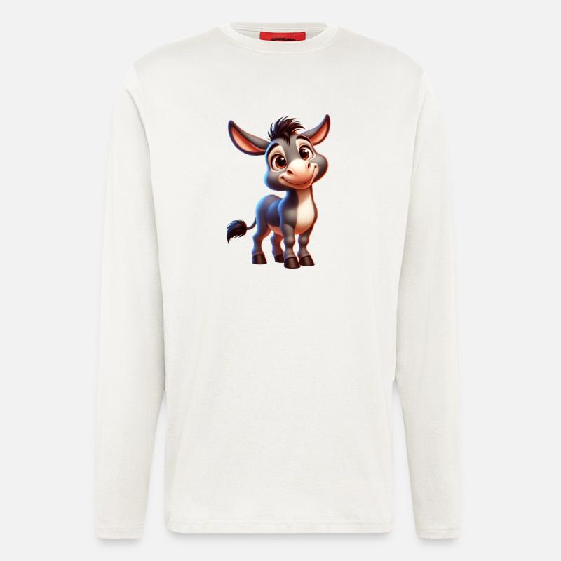 Esel Esel Schnuller Maultier - Langarmshirt - made by SPREAD  - OFF WHITE