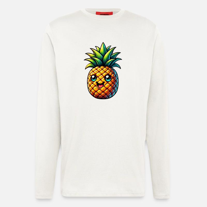 Ananas - Langarmshirt - made by SPREAD  - OFF WHITE