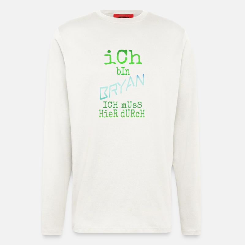 Bryan as Bryan - Longsleeve - made by SPREAD  - OFF WHITE