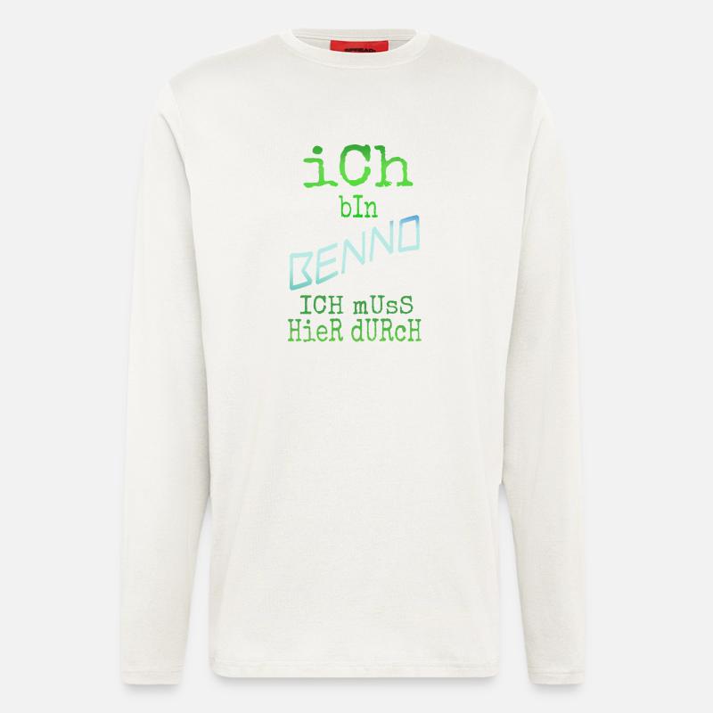 Benno as a first name - Longsleeve - made by SPREAD  - OFF WHITE