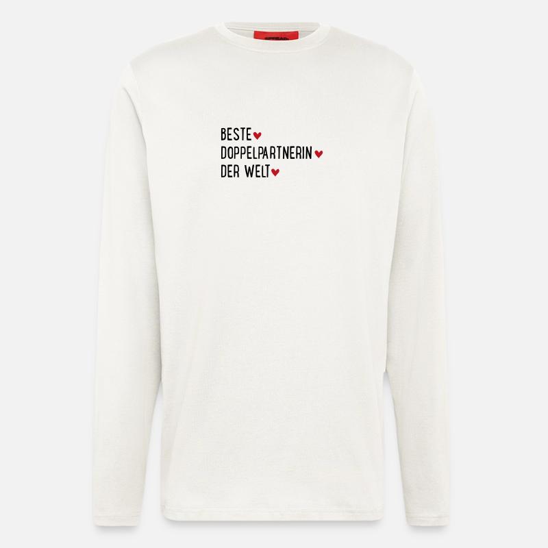 Doppelpartnerin - Langarmshirt - made by SPREAD  - OFF WHITE