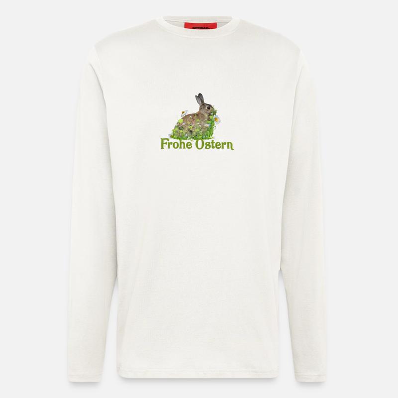 Happy Easter - Longsleeve - made by SPREAD  - OFF WHITE