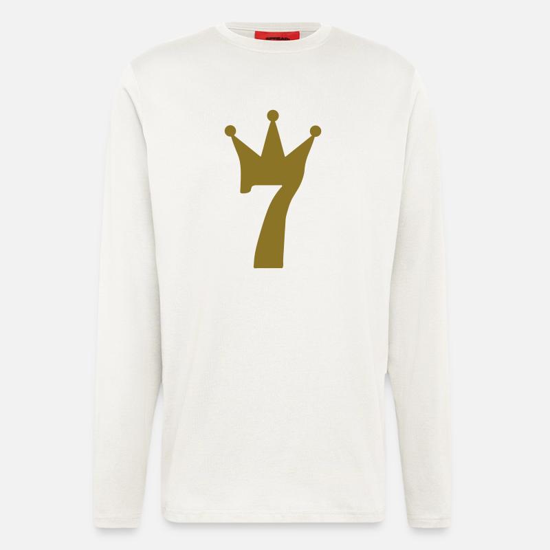 7 krone c1w7 - Langarmshirt - made by SPREAD  - OFF WHITE