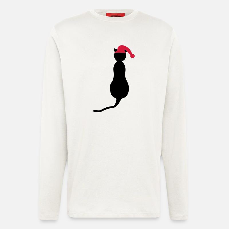 Christmas - Cat - Longsleeve - made by SPREAD  - OFF WHITE