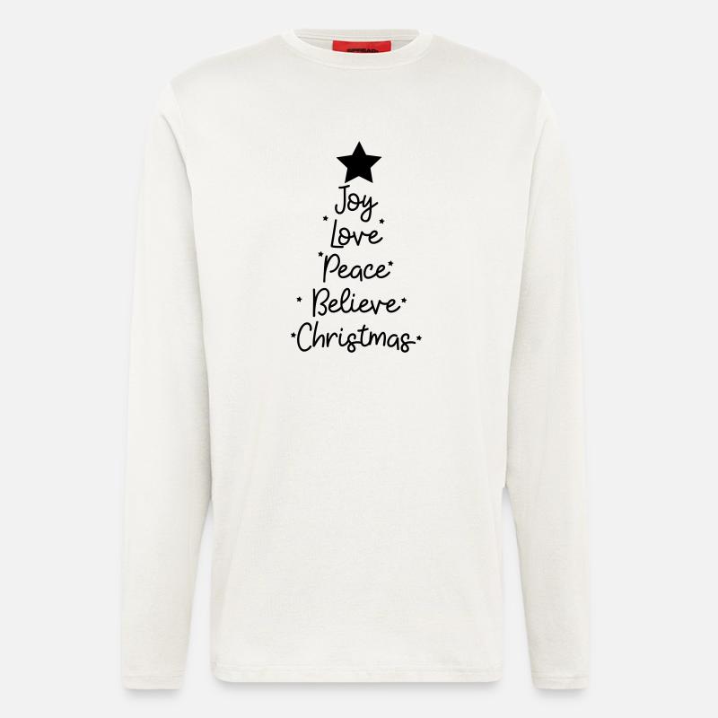 Words christmas - Longsleeve - made by SPREAD  - OFF WHITE