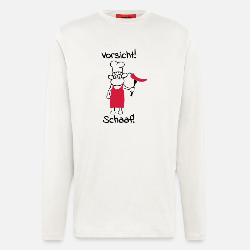 Vorsicht schaaf! - Langarmshirt - made by SPREAD  - OFF WHITE